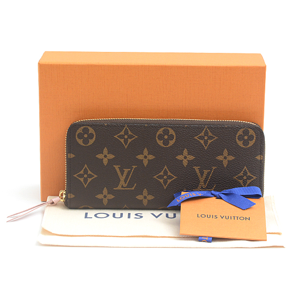 ルイヴィトン 財布 レディース ポルトフォイユ クレマンス モノグラム ローズバレリーヌ Louis Vuitton M61298 未使用展示品