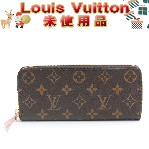 ルイヴィトン 財布 レディース ポルトフォイユ クレマンス モノグラム ローズバレリーヌ Louis Vuitton M61298 未使用展示品