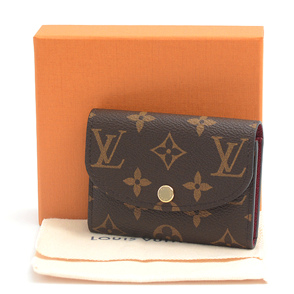 ルイヴィトン 財布 レディース ポルトモネ ロザリ モノグラム フューシャ Louis Vuitton M41939 未使用展示品