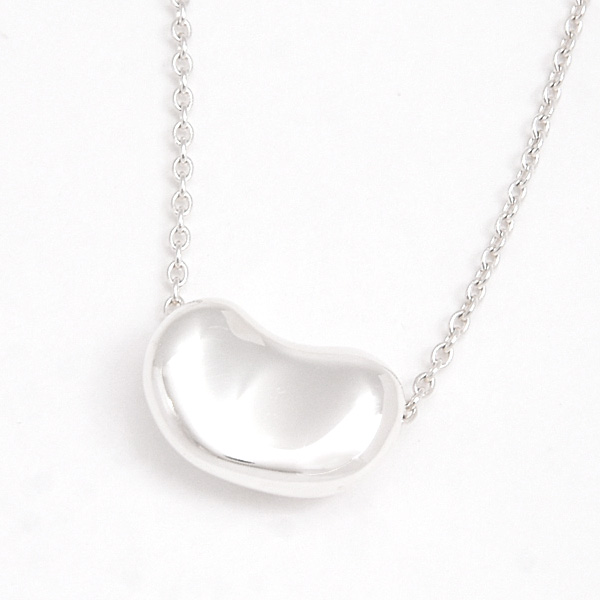 ティファニー ネックレス レディース ビーン デザイン ペンダント スターリングシルバー エルサ ペレッティ SV925 TIFFANY 中古