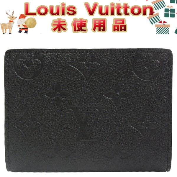 ルイヴィトン 財布 レディース アンプラント ポルトフォイユ クレア 二つ折り財布 ノワール Louis Vuitton M80151 未使用展示品