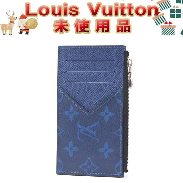 ルイヴィトン メンズ カードケース タイガラマ コインカードホルダー コバルト Louis Vuitton M30270 未使用展示品