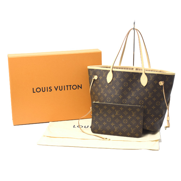 ルイヴィトン バッグ レディース ネヴァーフルMM モノグラム ローズベージュ M46975 Louis Vuitton 未使用展示品