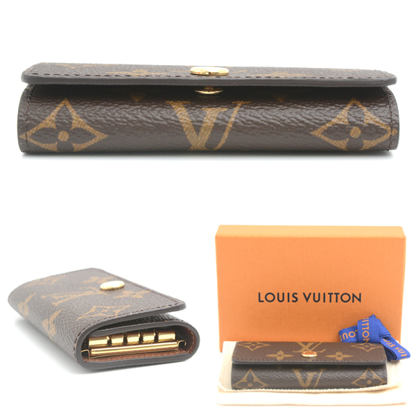 ルイヴィトン キーケース レディース メンズ モノグラム ミュルティクレ4 4連 キーカバー Louis Vuitton M69517 未使用展示品