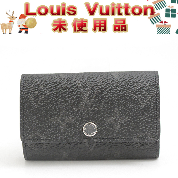 ルイヴィトン キーケース メンズ ミュルティクレ6 6連キーケース モノグラム・エクリプス Louis Vuitton M82603 未使用展示品