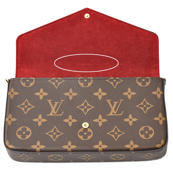 ルイヴィトン バッグ レディース  モノグラム ポシェットフェリシー ショルダーバッグ Louis Vuitton M81896 中古