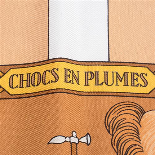 商品説明エルメス シルク100％ カレ90 PLUMESII スカーフ（未使用　展示品）