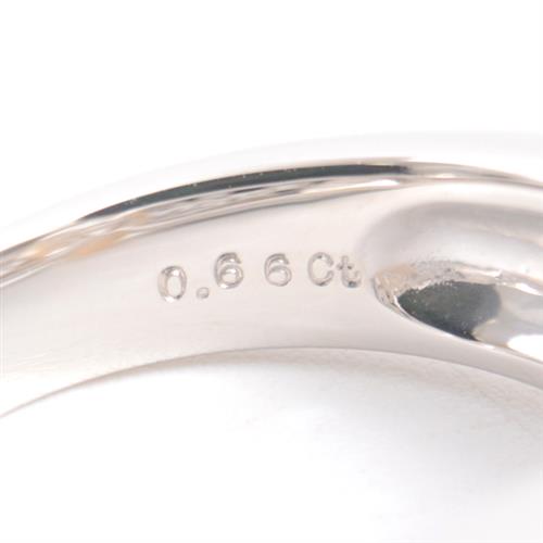 ミキモト 指輪 レディース パール ダイヤモンド リング 11.6mm珠 D0.66ct 11号 プラチナ MIKIMOTO PT950 中古