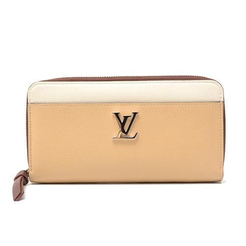 LOUIS VUITTON WALLET ZIPPY LOCK me ROUND ZIPPER ROSE SOI QUARTZ M67540 #154