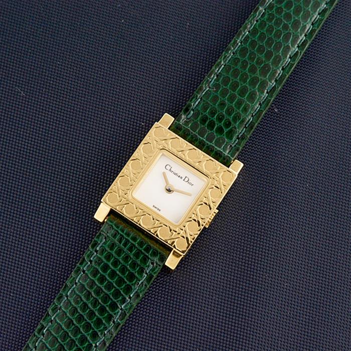 クリスチャンディオール 革ベルト 腕時計