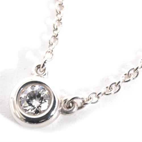 Tiffany ティファニー ネックレス　バイザヤード　ダイヤモンド　シルバー