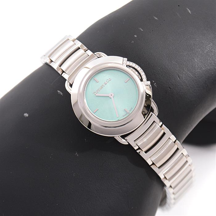 【付属品有】 Tiffany ティファニー　人気　電池新品　レディース腕時計