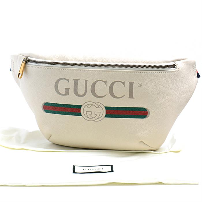 GUCCI グッチ ボディバック ホワイト - バッグ