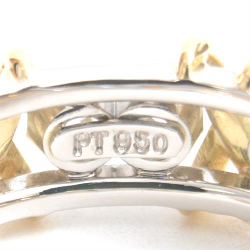 ティファニー Tiffany & Co. リング オリーブ リーフ 60145082 フル サークル ダイヤモンド 計0.24ct K18WG 9.5号